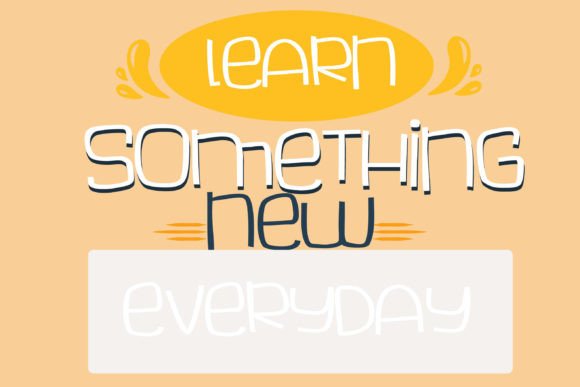 Extrapolate Font - Preview 5