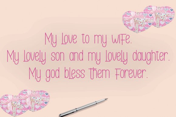 Father & Mother Font - Preview 2