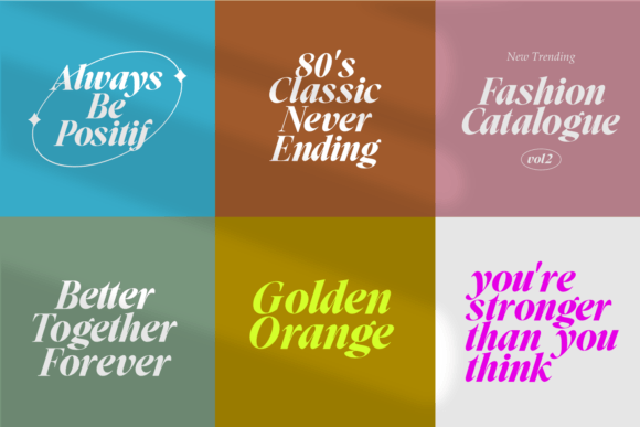 Glytern Font - Preview 3
