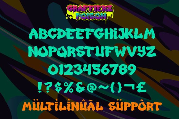 Graffierz Poison Font - Preview 1