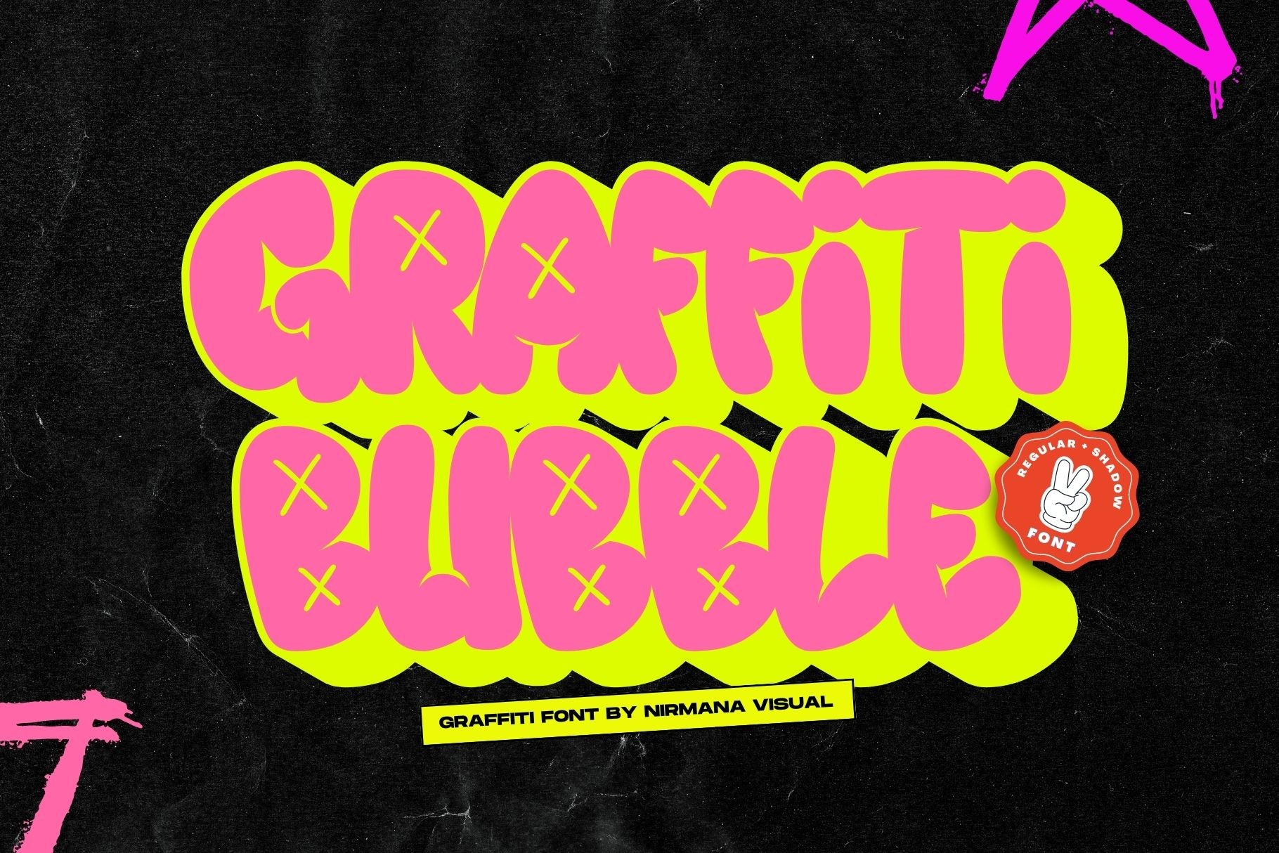 Graffiti Bubble Font - photo 1
