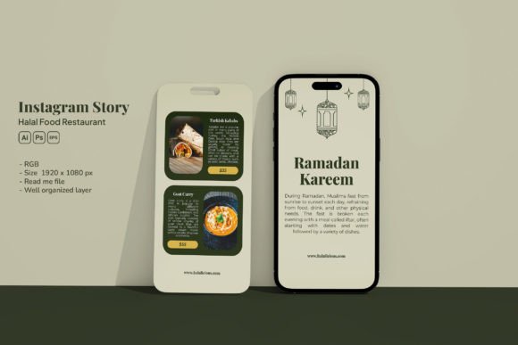Halal Food Restaurant Instagram Story