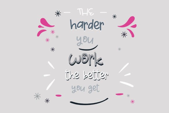 Harumph Font PNG with transparent background - Preview 2