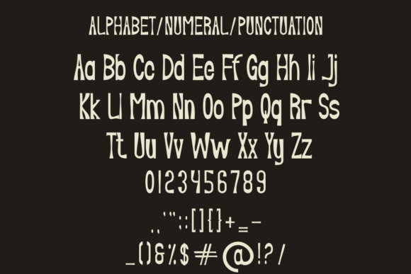 Heliosentric Font - Preview 1