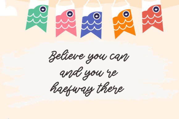 Hey Moon Font PNG with transparent background - Preview 3