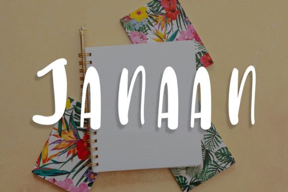 Janaan Font - Preview 1