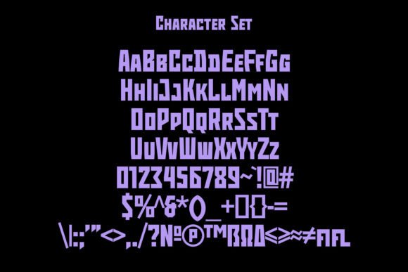 Kapros Font PNG with transparent background - Preview 6