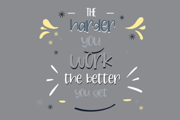 Main Thing Font PNG with transparent background - Preview 2