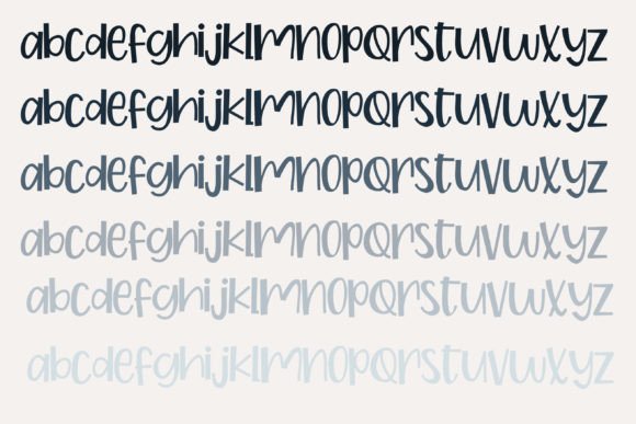 Main Thing Font PNG with transparent background - Preview 4