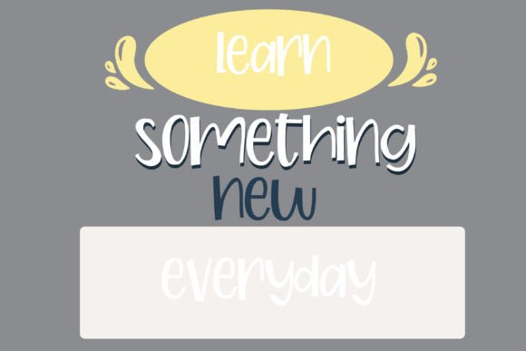 Main Thing Font PNG with transparent background - Preview 5