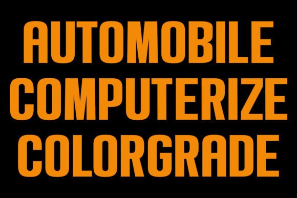 Moblick Font PNG with transparent background - Preview 2