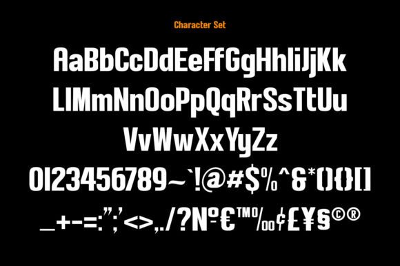 Moblick Font PNG with transparent background - Preview 6