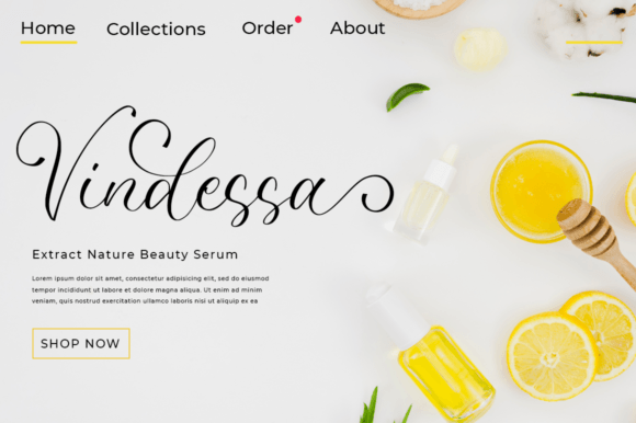 Renadevia Font PNG with transparent background - Preview 2