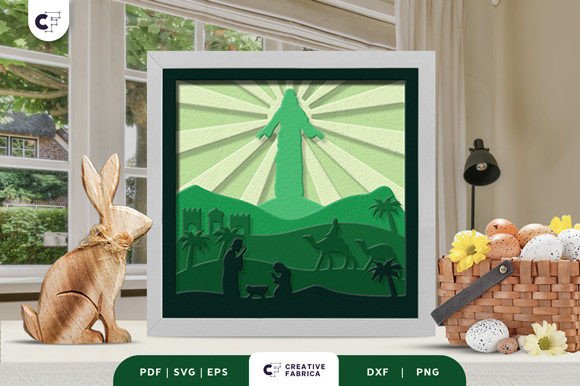 Easter 3D SVG Cut Files for Paper Crafts - Creative Fabrica