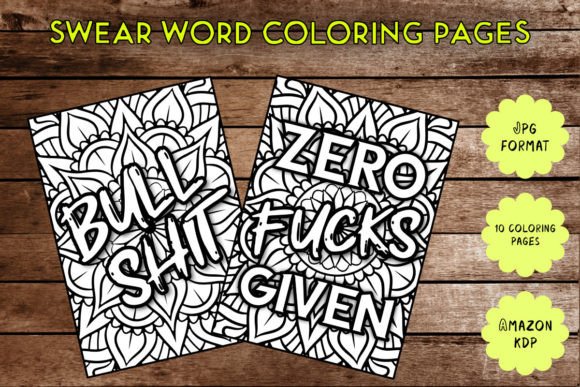 Swear Word Coloring Pages for ADULTS