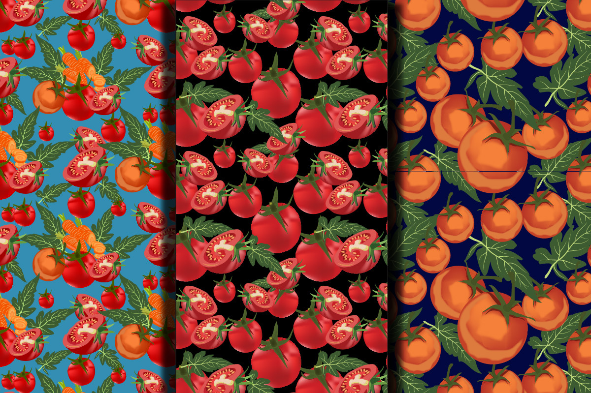 Tomato Digital Paper,pattern. Graphic by Anup Ray · Creative Fabrica