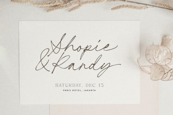Claire Palmer Font - Preview 4