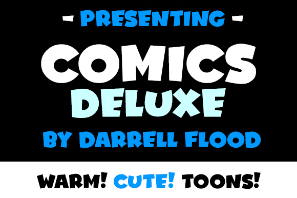 Comics Deluxe Font - Preview 1