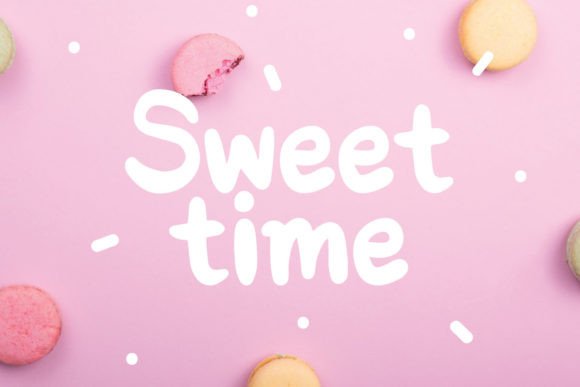 Cute and Strong Font PNG with transparent background - Preview 1