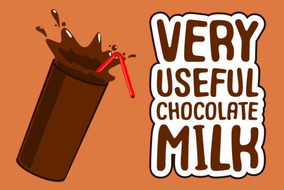 Enjoy Chocolate Font PNG with transparent background - Preview 1