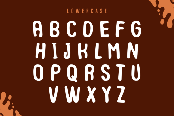 Enjoy Chocolate Font PNG with transparent background - Preview 4