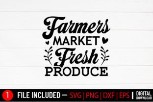 Farmers Market Fresh Produce- Svg Graphic by SVG Zone · Creative Fabrica