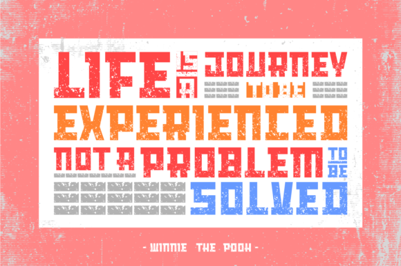 Franko Grunge Font - Preview 2