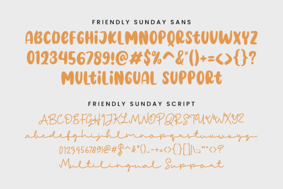 Friendly Sunday Font - Preview 1