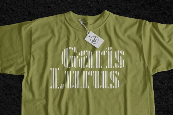 Garis Lurus Font - Preview 3