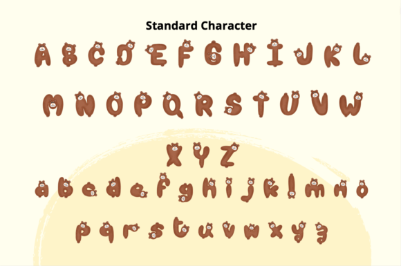Happy Bear Font - Preview 1