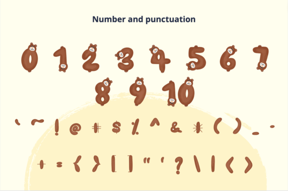 Happy Bear Font - Preview 2
