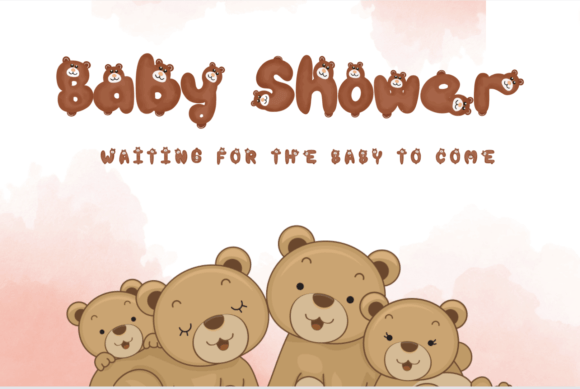 Happy Bear Font - Preview 3