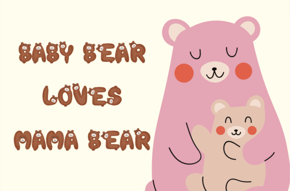 Happy Bear Font - Preview 4