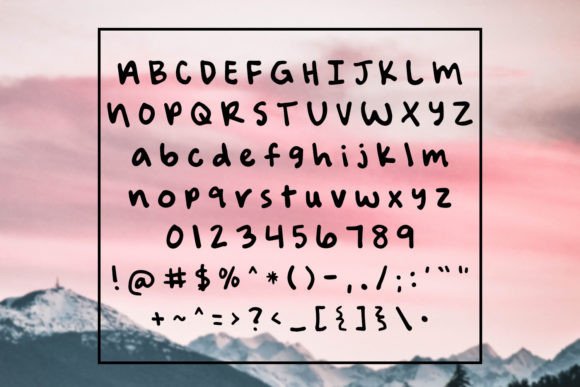 Jellybean Font font preview - 1