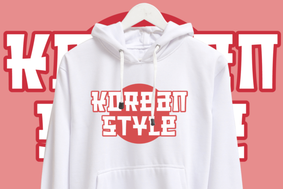 Korean Taste Font PNG with transparent background - Preview 3