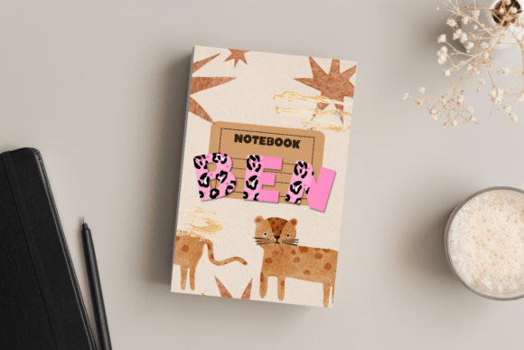 Mama Leopard Font PNG with transparent background - Preview 1
