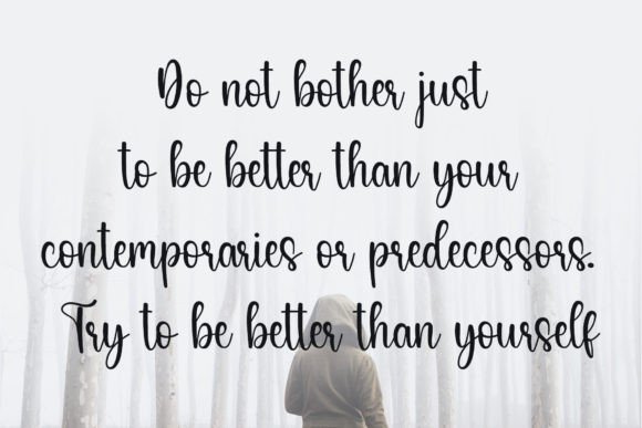 Qoutes Font PNG with transparent background - Preview 2