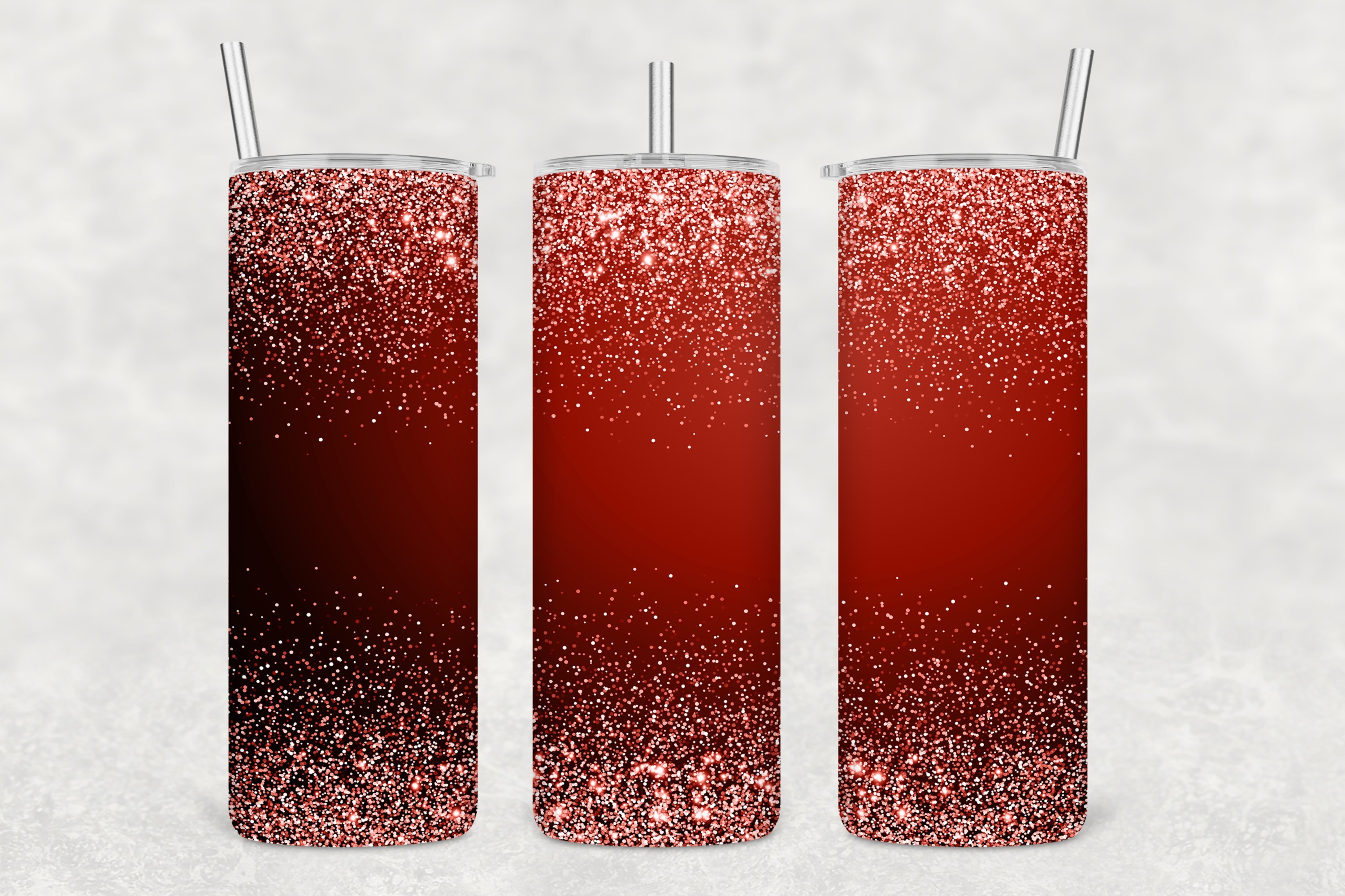Red Sparkle Tumbler Wrap Sublimation Graphic by Rizu Designs · Creative ...