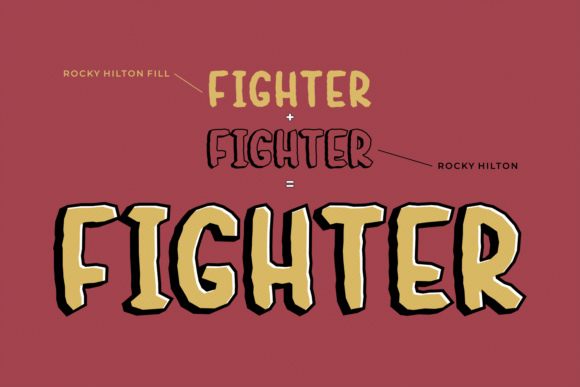 Rocky Hilton Font PNG with transparent background - Preview 1