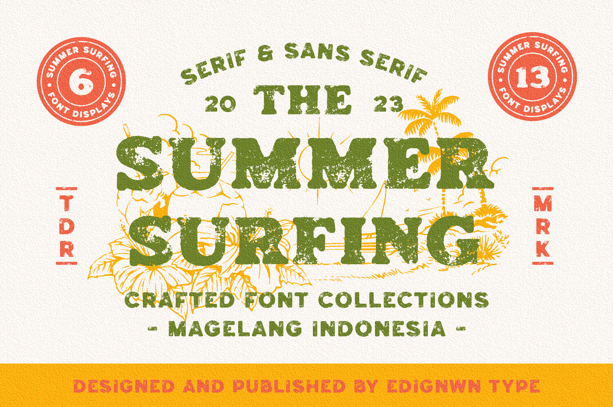 Summer Surfing preview: classic serif and modern sans duo