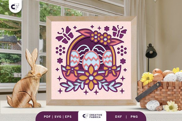 Easter 3D SVG Cut Files for Paper Crafts - Creative Fabrica