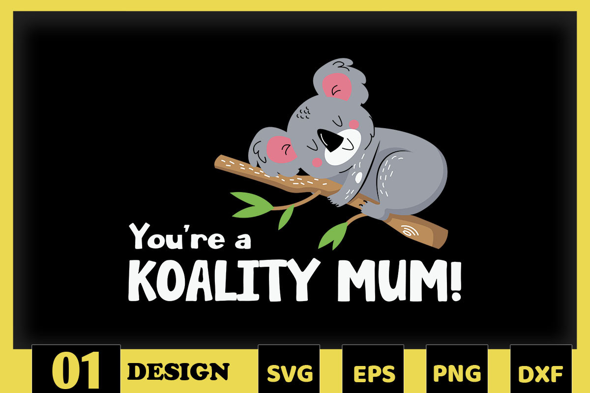 You're Koality Mom Mother Puns Graphic by Skinite · Creative Fabrica