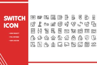 50 Switch Line Icon Graphic by Blood Line · Creative Fabrica