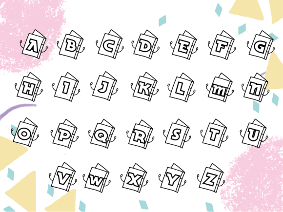 Book Doodles Font - Preview 1