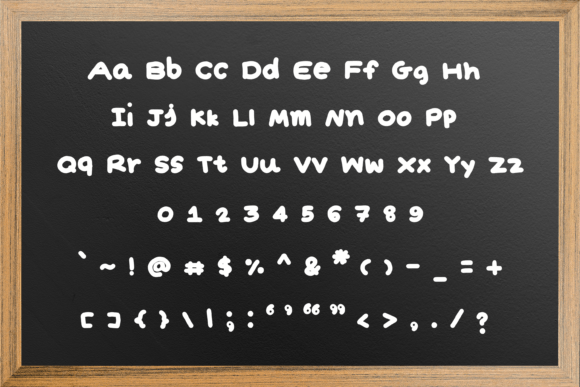 Cutey Eng Font - Preview 1