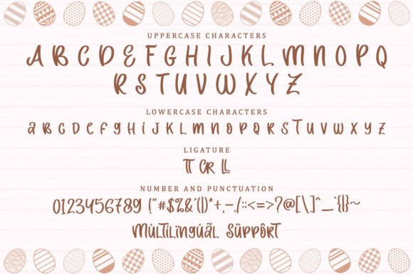 Easter Craft Font - Preview 6