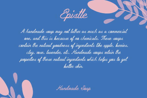 Epistle Font - Preview 1