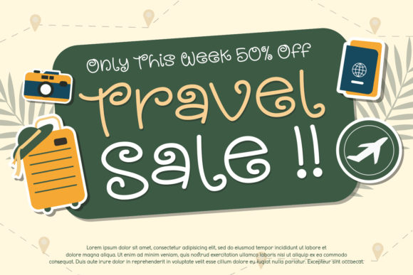 Gergous Holiday Font - Preview 1