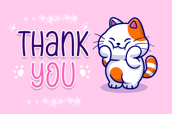 Hello Popow Font PNG with transparent background - Preview 4
