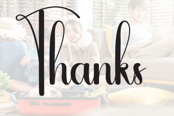 Home Holiday Font - Preview 6